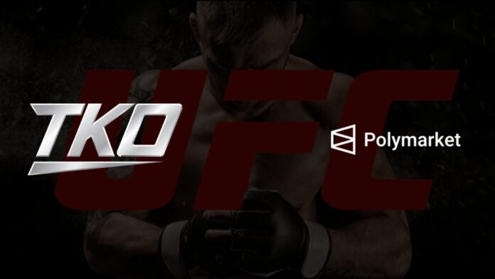 TKO and Polymarket brand lockup